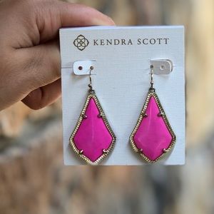 Pink Kendra Scott earrings